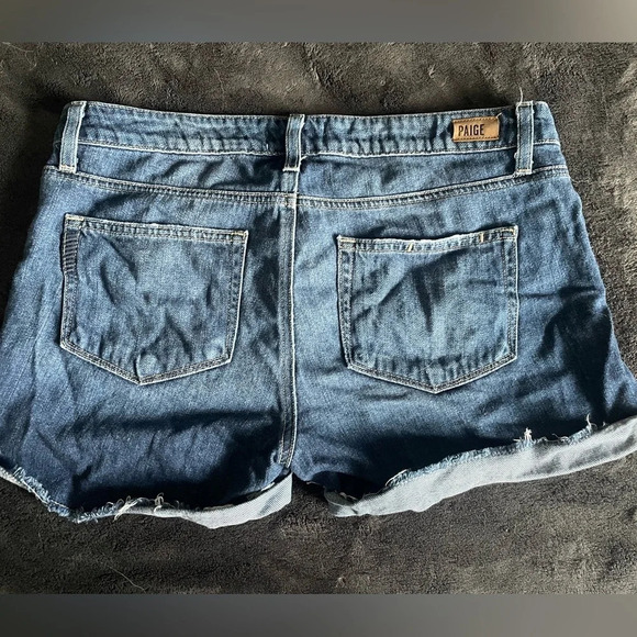 Paige denim cuffed shorts - Picture 3 of 3